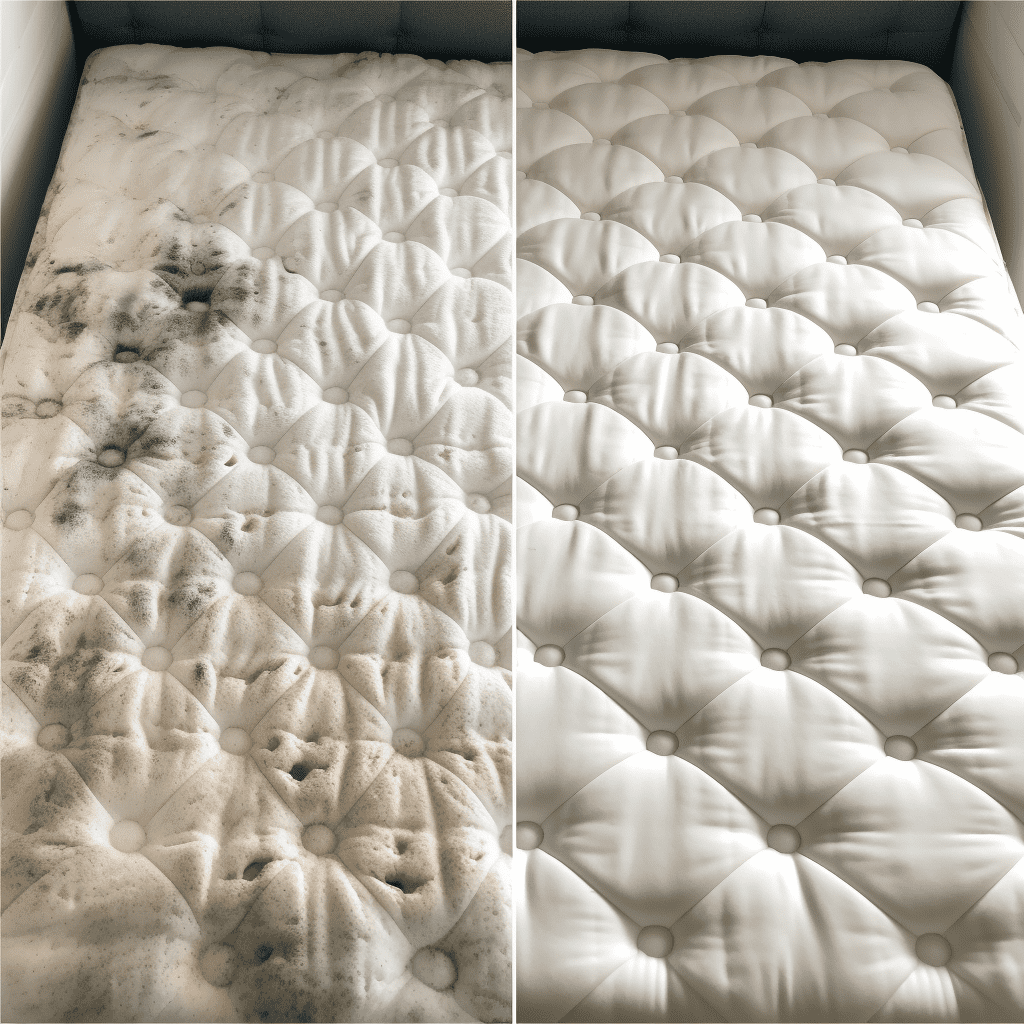 Mattress Cleaning Services - Before & After