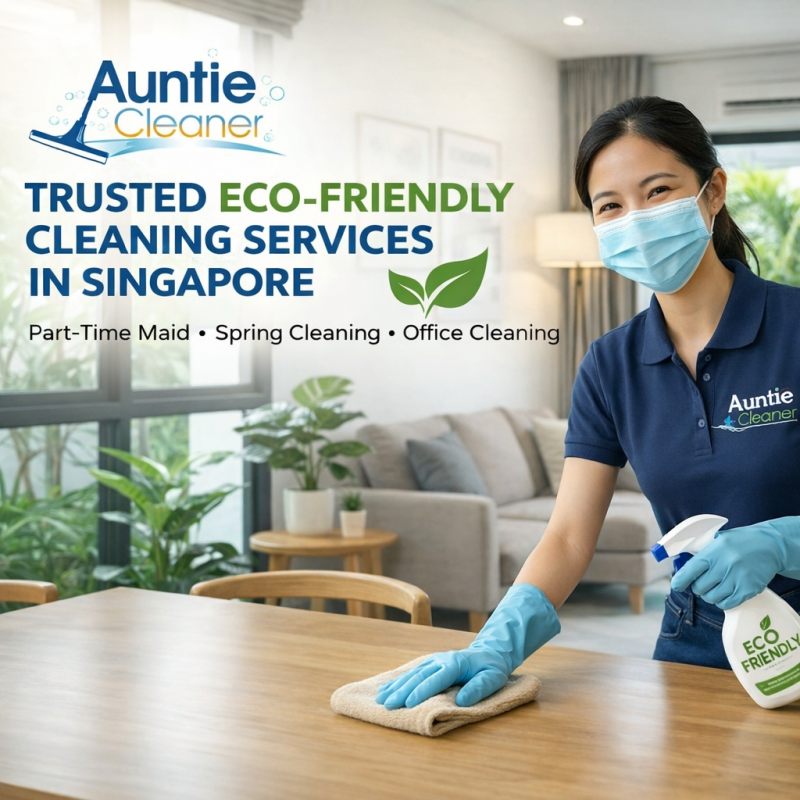 Professional cleaning services Singapore by Auntie Cleaner eco friendly home and office cleaning
